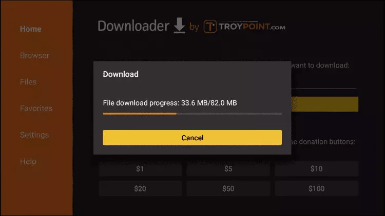 Hakuna TV Fire TV Stick – Schritt 4: Download abwarten